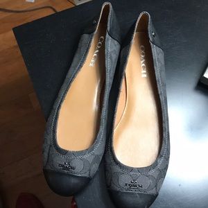 Women’s Coach black flats.